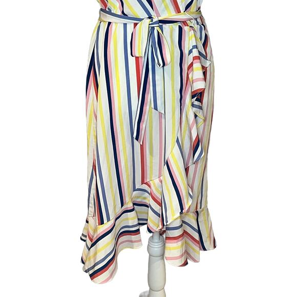 Luxology Dress Women's M Rainbow Color Striped Spaghetti Strap‎ (a-23) - Picture 5 of 6
